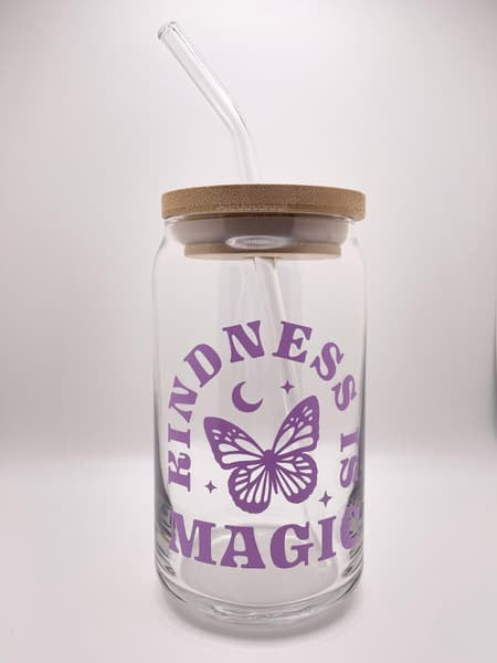 Kindness is Magic Glass Tumbler